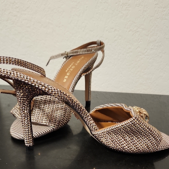 Kurt Geiger Elegant Black and Brown Heels - Picture 5 of 10